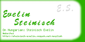 evelin steinisch business card